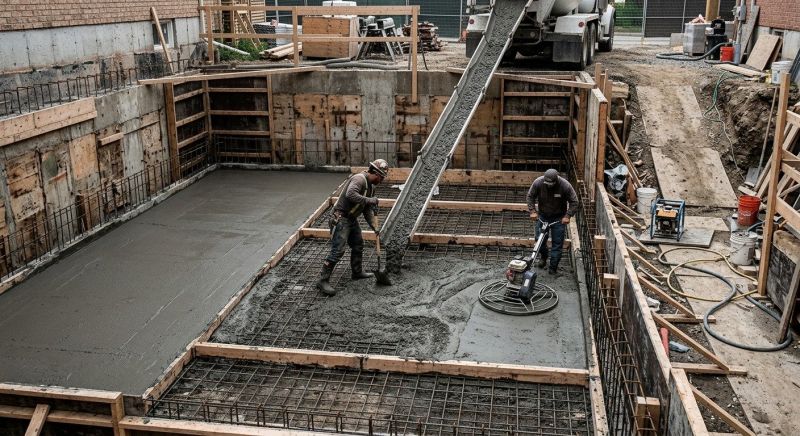 Basement Concrete Installation in Fairfield, OH