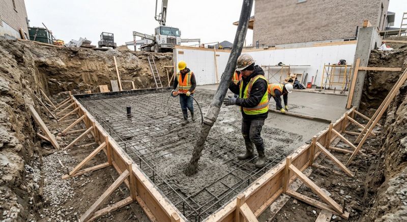 Basement Concrete Installation in Monroe, OH