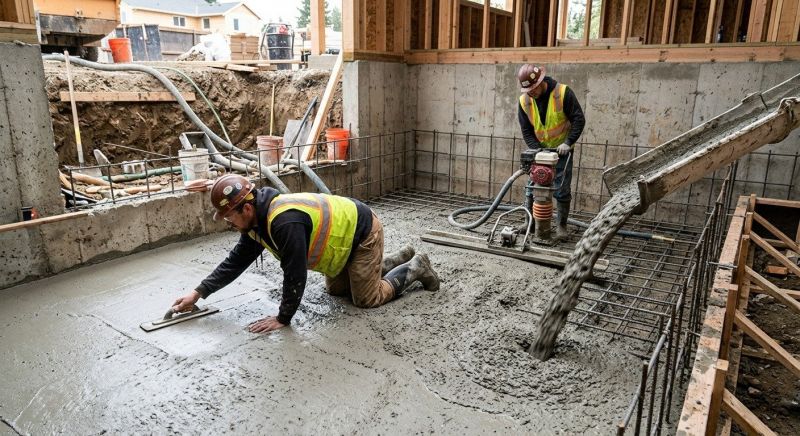 Basement Concrete Installation in Springboro, OH