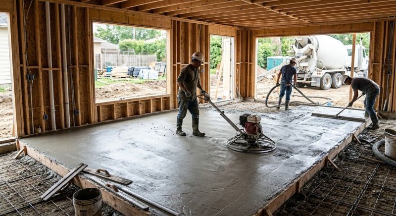 Cement Floor Installation in Maineville, OH