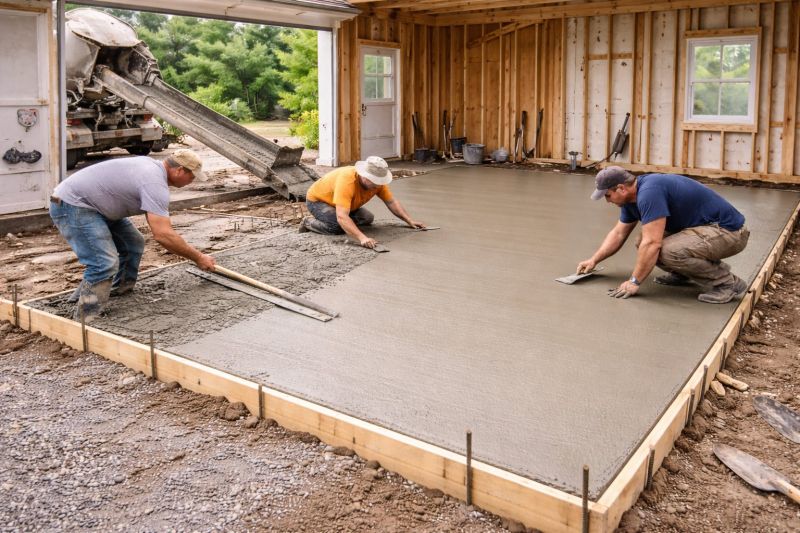Cement Floor Installation in Mason, OH