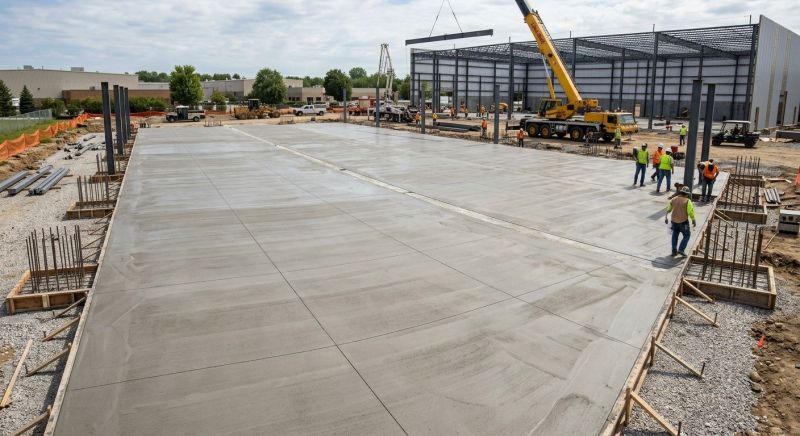 Commercial Slab Construction in Maineville, OH