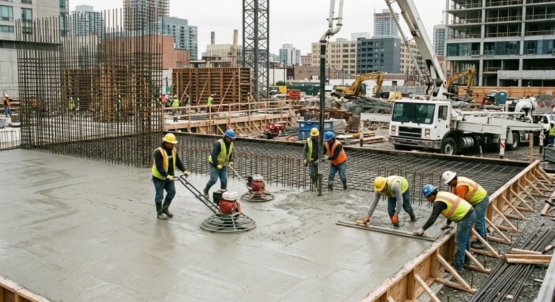 Commercial Slab Construction in Williamsburg, OH