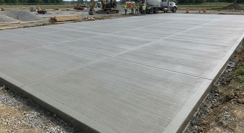 Commercial Slab Installation in Blanchester, OH