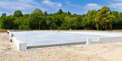 Commercial Slab Installation in Goshen, OH