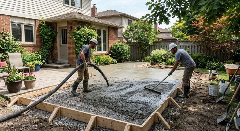 Concrete Flatwork Installation in Cincinnati, OH