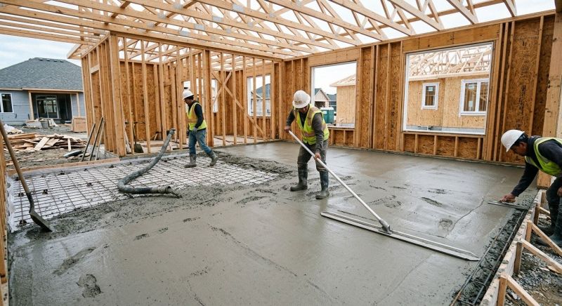 Concrete Floor Construction in Harrison, OH