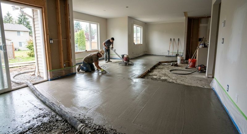 Concrete Floor Construction in Warren County, OH