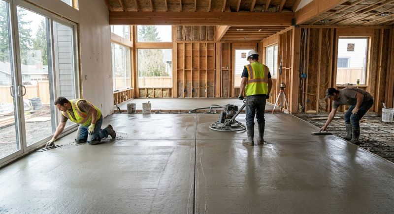Concrete Floor Construction in Warren County, OH