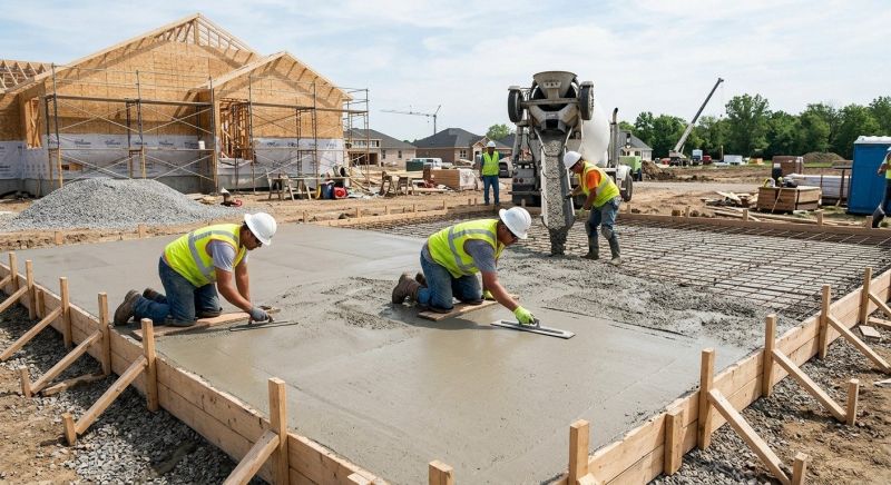 Concrete Floor Construction in Waynesville, OH