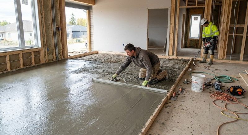 Concrete Floor Installation in Blanchester, OH