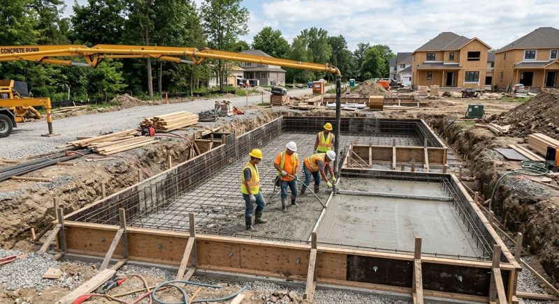 Concrete Foundation Installation in Mount Orab, OH