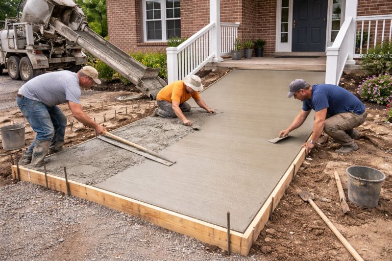 Concrete Ramp Installation in Mason, OH