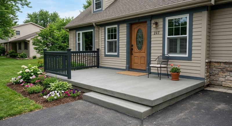 Concrete Ramp Installation in Milford, OH