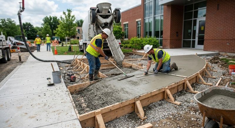 Concrete Ramp Installation in Spring Valley, OH