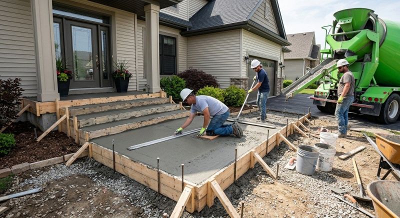 Concrete Ramp Installation in Spring Valley, OH