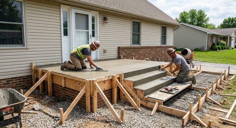 Concrete Ramp Installation in Springboro, OH