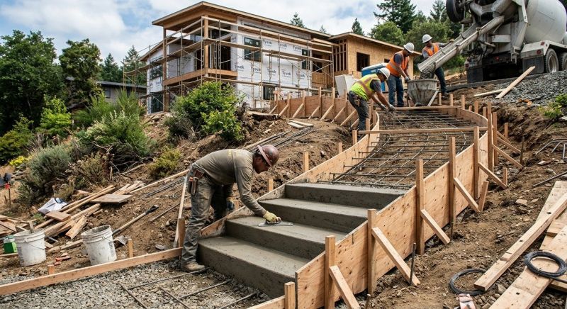 Concrete Stairs Construction in Butler County, OH