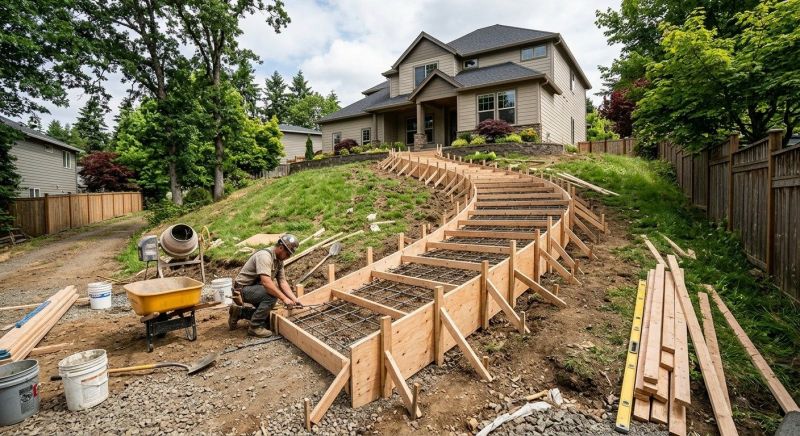 Concrete Stairs Construction in Fayetteville, OH