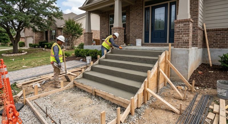 Concrete Stairs Installation in Butler County, OH
