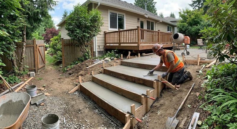 Concrete Stairs Installation in Middletown, OH