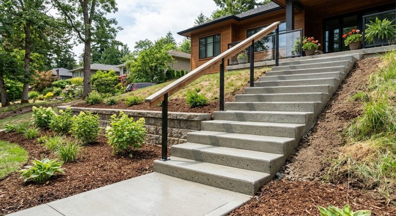 Concrete Stairway Installation in Clermont County, OH