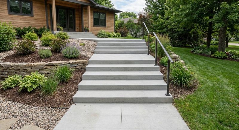 Concrete Steps Pouring in Clermont County, OH