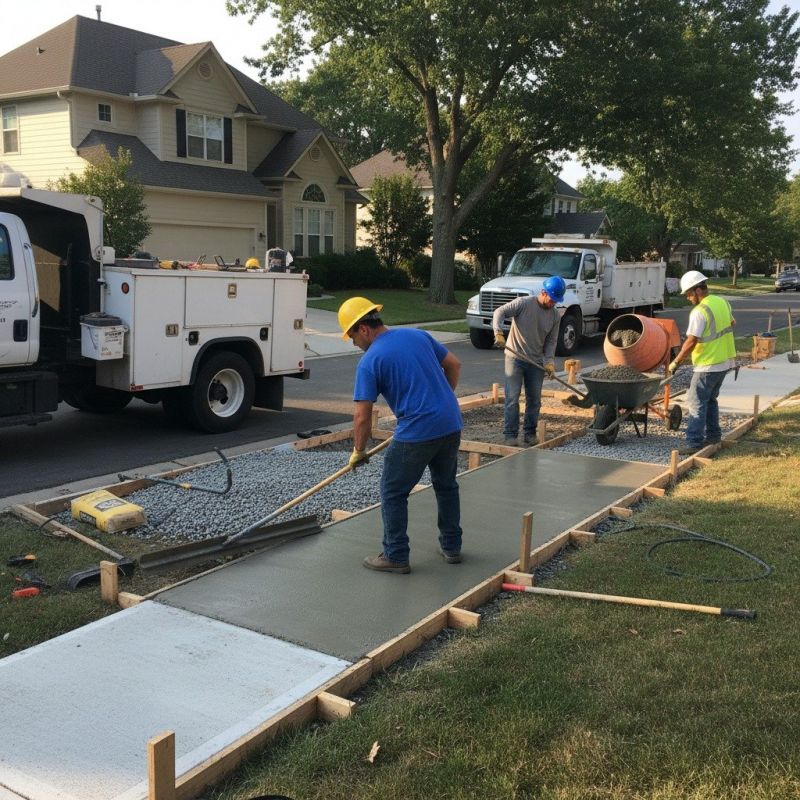 Concrete Walkway Installation in Butler County, OH