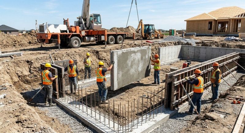 Foundation Wall Pouring in Cincinnati, OH