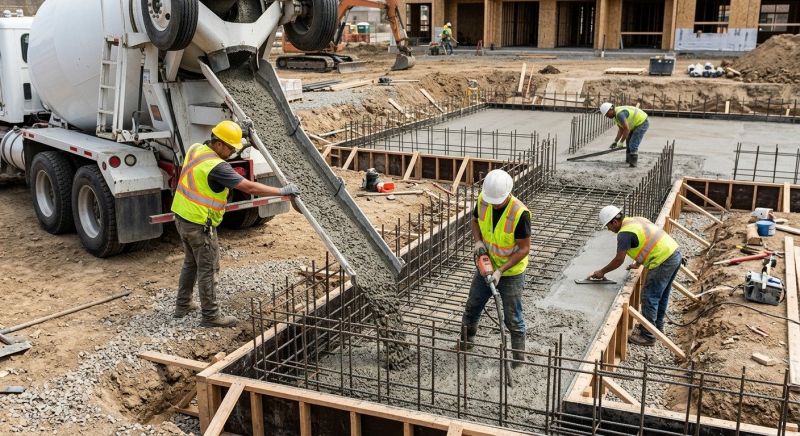 Foundation Wall Pouring in Franklin, OH
