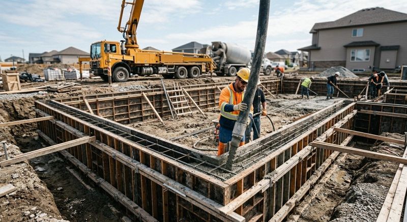 Foundation Wall Pouring in Warren County, OH
