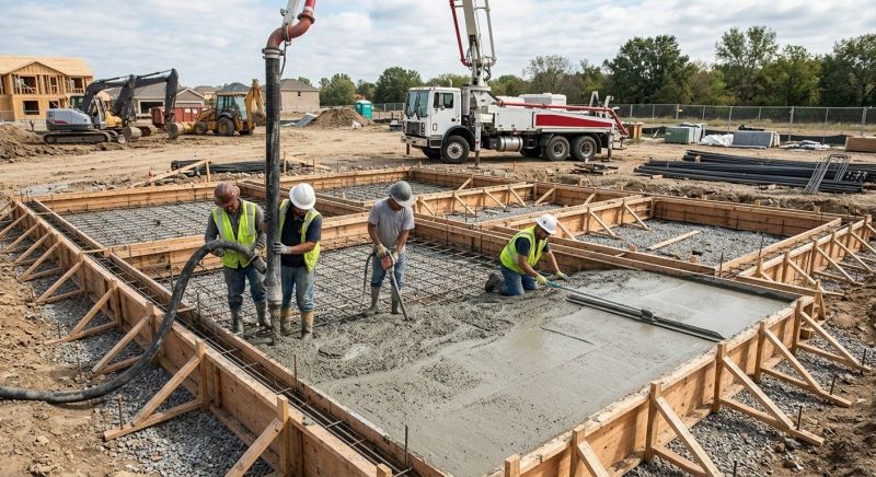 Foundation Wall Pouring in Williamsburg, OH