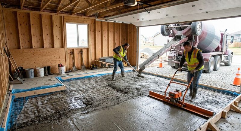 Garage Concrete Pouring in Clermont County, OH