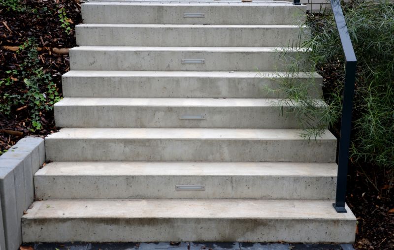 Poured Steps Installation in Middletown, OH