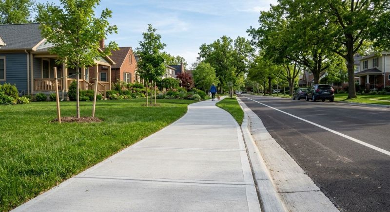 Sidewalk Construction in Mount Orab, OH
