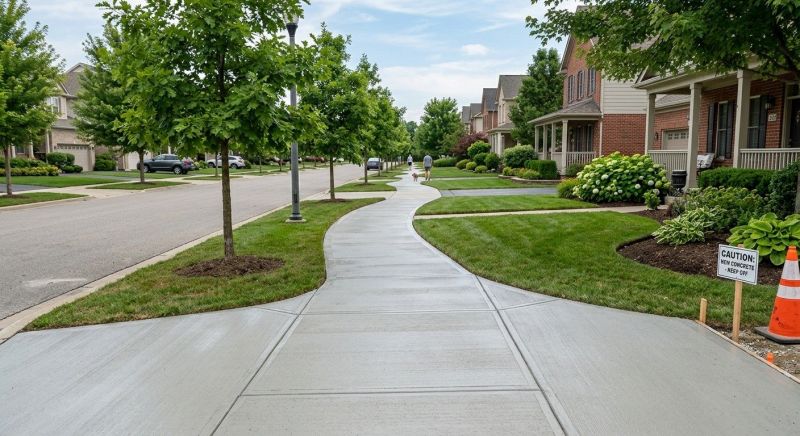 Sidewalk Construction in Springboro, OH