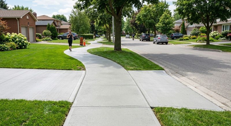 Sidewalk Paving in Warren County, OH