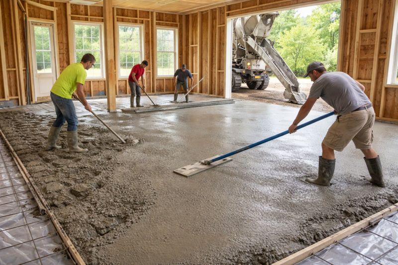 Cement Floor Installation in Harrison, OH