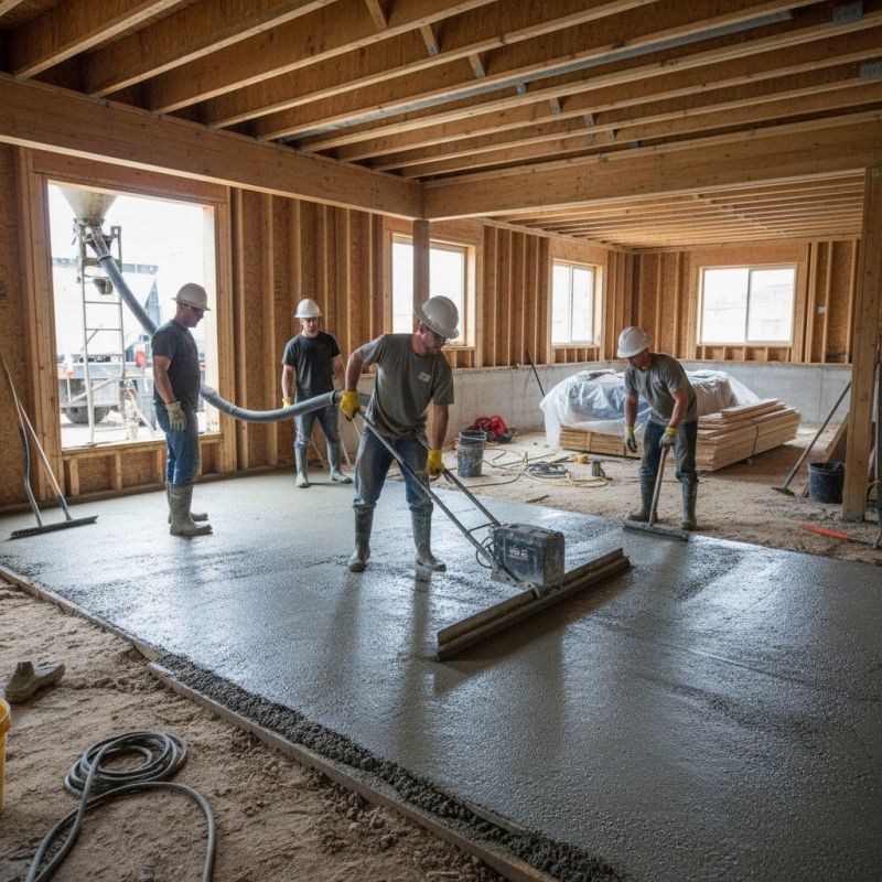 Concrete Floor Construction in Springboro, OH